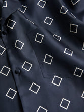 Opticool print silk bowling shirt